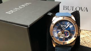 Unboxing and Reviewing the Bulova Marine Star 98A227 [upl. by Wadsworth]