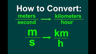 Converting ms to kmh EASY [upl. by Addia]