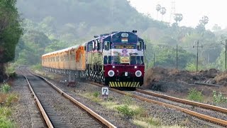 Indias 1st High Speed Luxurious Mumbai  Goa Tejas Express  Inaugural Run  Indian Railways [upl. by Anamor]