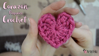 1 MINUTO  1 CORAZÓN a CROCHET ¡Hazlo ahora ❤️️ [upl. by Otanod]