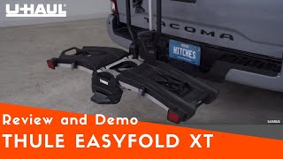 Thule Easyfold XT 2 Bike Rack Review and Demo [upl. by Nosimaj419]