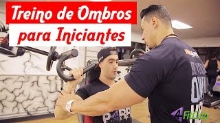 Treino de Ombros para Iniciantes  FIKAGRANDEPORRA [upl. by Eiuol]