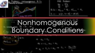 Solving the 1D HeatDiffusion PDE Nonhomogenous Boundary Conditions [upl. by Leruj879]