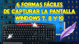 💻 Cómo Hacer CAPTURA DE PANTALLA en PC  6 Formas para Hacer SCREENSHOT en PC  Windows 7 8 y 10 ✅ [upl. by Ahsienal368]