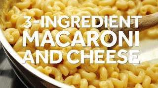 How to Make 3Ingredient Stovetop Macaroni and Cheese [upl. by Sherrer]