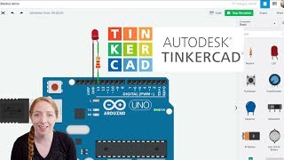 Blink an LED With Arduino in Tinkercad [upl. by Emawk]