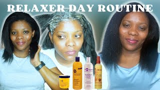 My Relaxer Day Routine From Start To Finish At 11 Weeks Post Relaxer [upl. by Frazier]