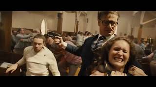 Kingsman The Secret Service  Church Fight [upl. by Ellehsyt526]