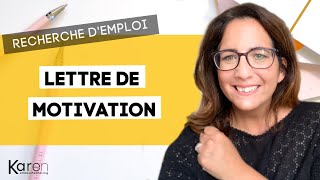 LETTRE DE MOTIVATION Conseils pour vous démarquer [upl. by Rednasela]