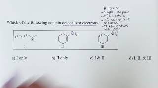 Identifying delocalized electrons example [upl. by Elaweda]